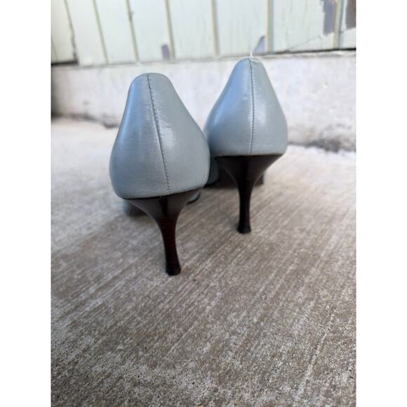 Vintage Aerosoles Blue Mary Jane High Heel Pumps - Size 11M - Picture 4 of 7